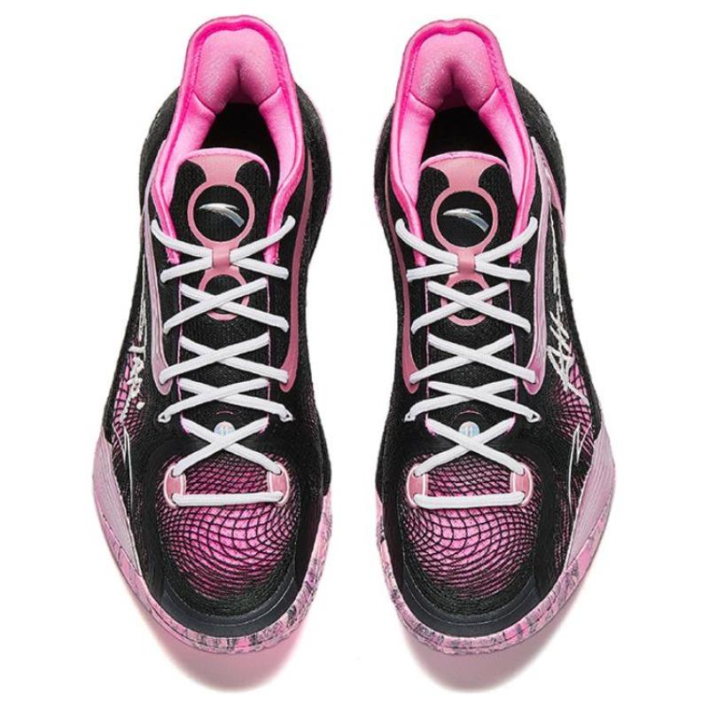 Anta Sanfenyu 2 CUBAL Allstar Men Low Top Basketball Shoes Black Pink 912431102S-1