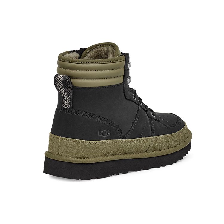 UGG Highland Comfortable Warm Short Mid-Calf Outdoor Boots Men Boots Black Green 1122170-BBONB