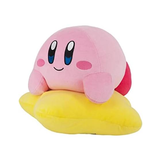 Used San-Ei Trading Kirby 30th Anniversary Mochi Mochi Cushion H31xW38xD35cm Polyester