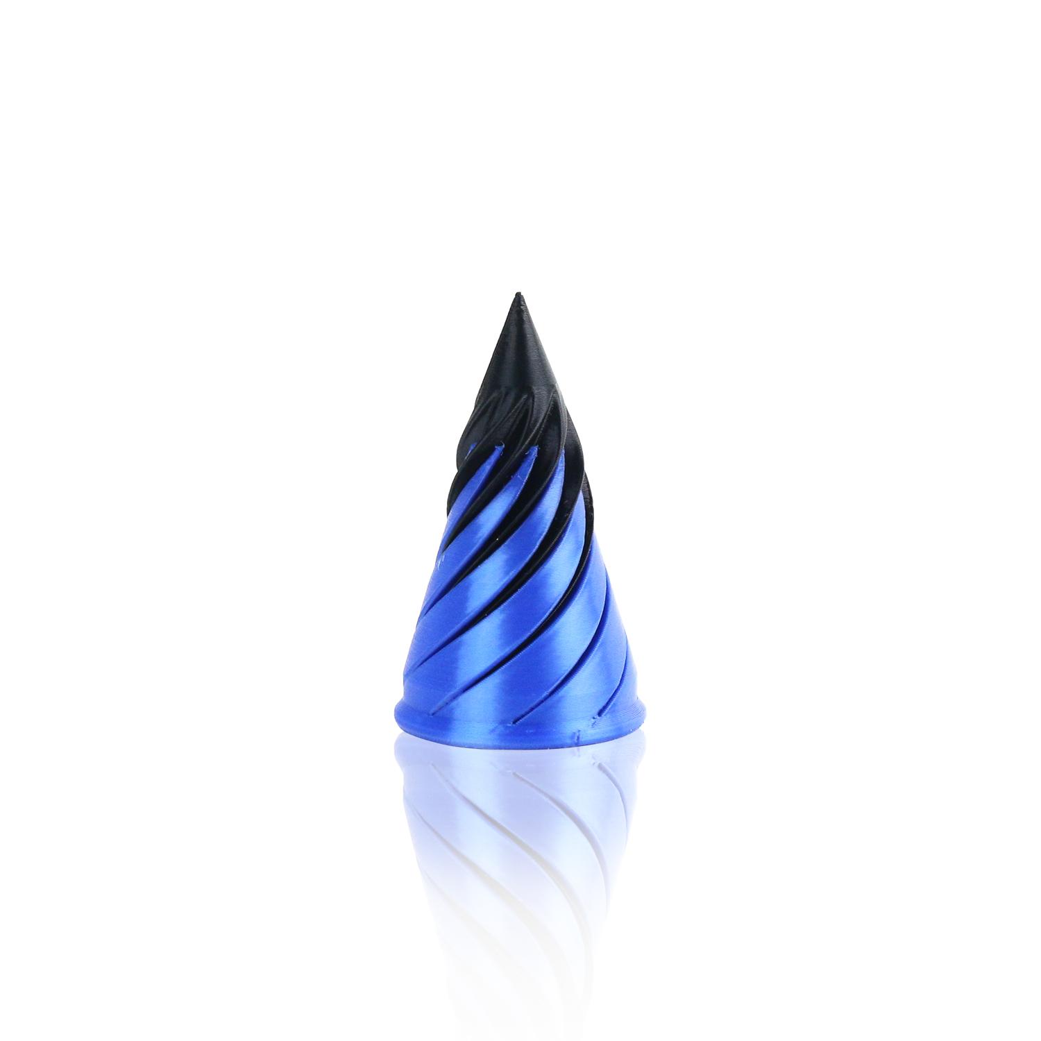 

3D Printed Plaything For Kids Spinning And Relaxing Fingertip Dual Color Splicing Spiral Cone Stress Ease Tool Other