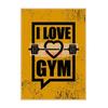 Industrial Style Motivational Gym Poster for Cafe, Bar, and Restaurant Decor