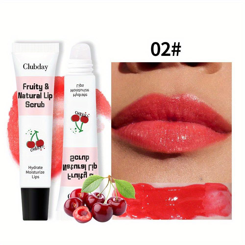 

6 цветов фруктовый вкус скраб для губ отшелушивающий крем для губ мини-скраб осветляет линии губ увлажняющий уход бальзам для губ блеск для губ 02#