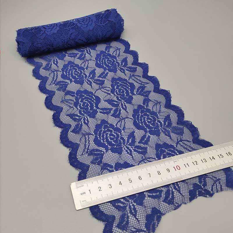 Clothes Lace Skirt Width 15cm Rose-shaped Lace Soft Elastic Accessories Curtains, Door Curtains DIY Apparel Sewing Supplies