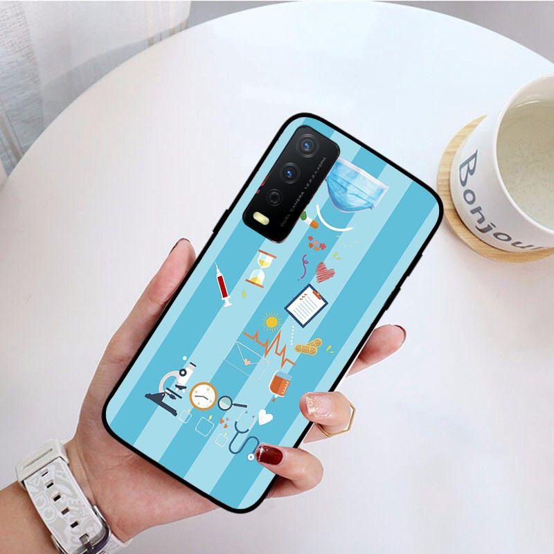 Funda Cartoon Lovely Dentist Tooth Phone Cover For Vivo Y31 Y30 Y33S Y11S Y12S Y17 Y20 Y20S Y21S Y1S Y53S Y15 Y19 Y91C V23 Cases