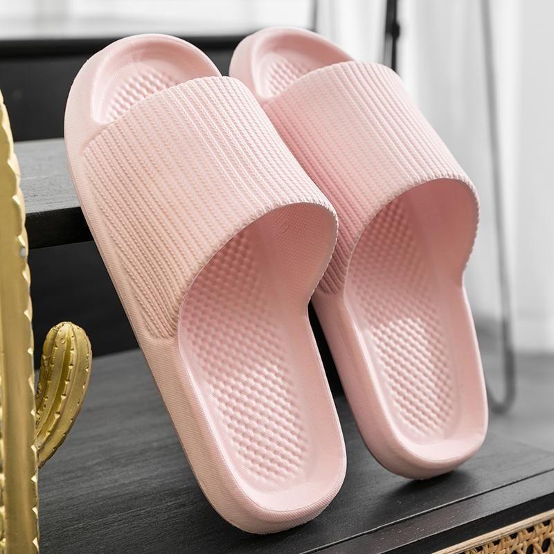 new hotel slippers fashion women's thick bottom summer home cool slippers men