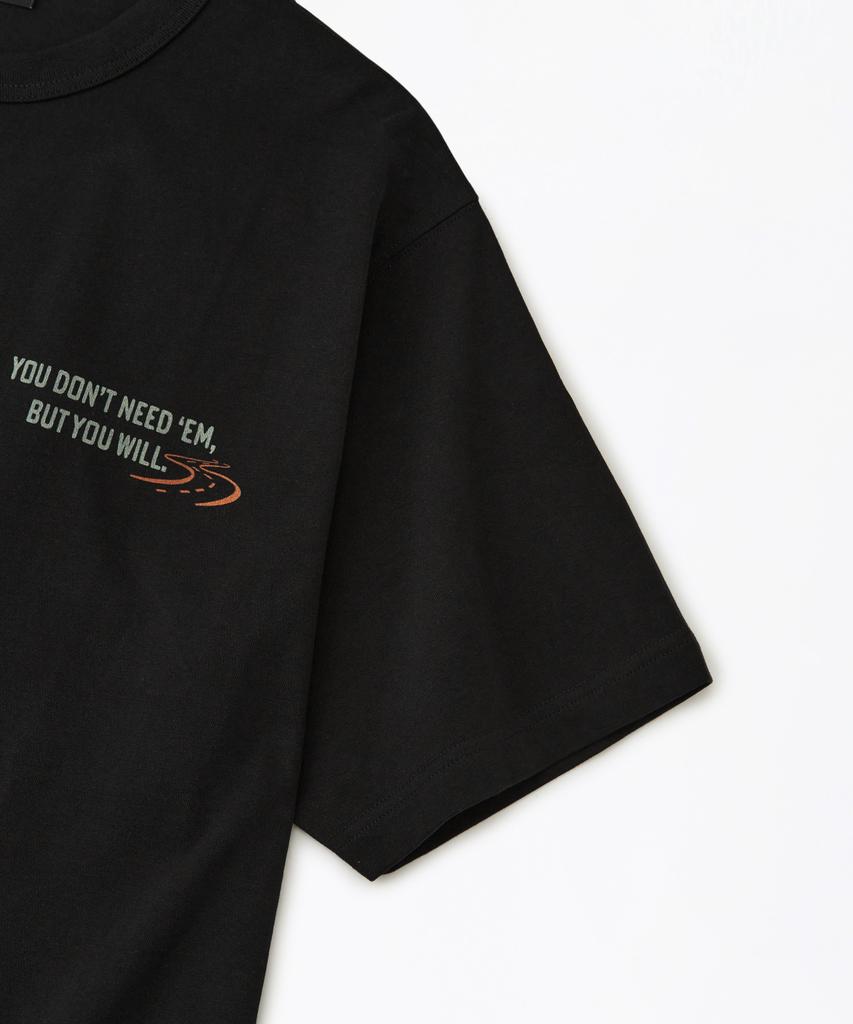 OUTSTANDING [Looney Tunes] Half Sleeve Tee(Call Us Today)_Black
