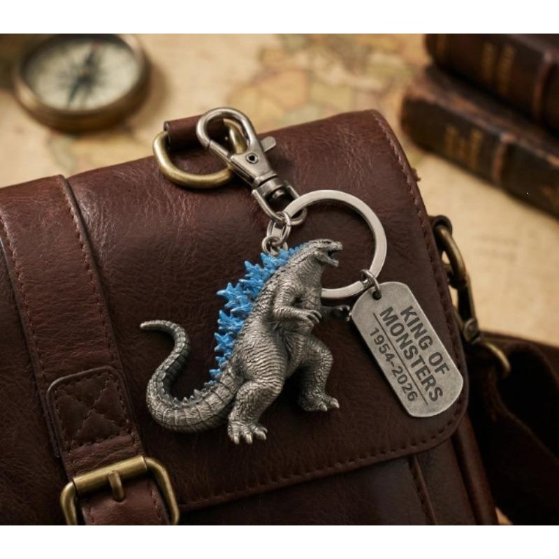 

Keychain Metal Dinosaur Pendant As A Creative and Unique Accessory for Car Bags, A Gift. A