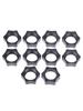 10PCS Car Mobile Phone Gravity Bracket Accessories Plastic Hex Nuts For Ball Head Car Air Outlet Fixing Clip Hexagonal Nut