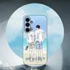 B-BJ A-Alex For Samsung Galaxy S25 S24 S23 Ultra S22 S21 Plus S20 Black Soft Silicone Protective Case