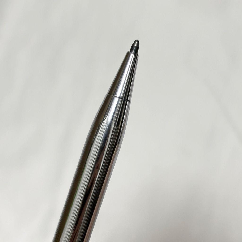 Used Free Shipping] CROSS Century II Chrome Ballpoint Pen, Silver, Ink Empty, Writing Utensil, Stationery, Used Item