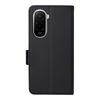 Dla Xiaomi Poco M7 Plus 5G/Poco M7 4G (169mm) Etui Portfel ze Skóry z Teksturą Litchi z Paskiem na Nadgarstek