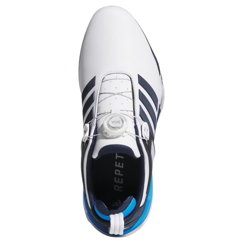 Adidas Adipower 26 Boa Spikeless Comfortable Fit Golf Shoes Men sneaker White Blue JS4139