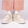 Retro Thick Baseplate Shoes Women's New Spring and Autumn Versatile Shallow Mouth Round Head Breathable Little White Shoes Women's Shoes