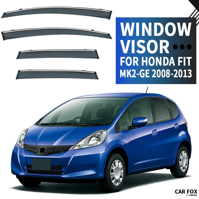 

Suitable for Honda Fit Hatchback Rain or Sun Visor Spoiler Honda-Fit Sun Visor Rain or Sun Visor Side Window Deflector