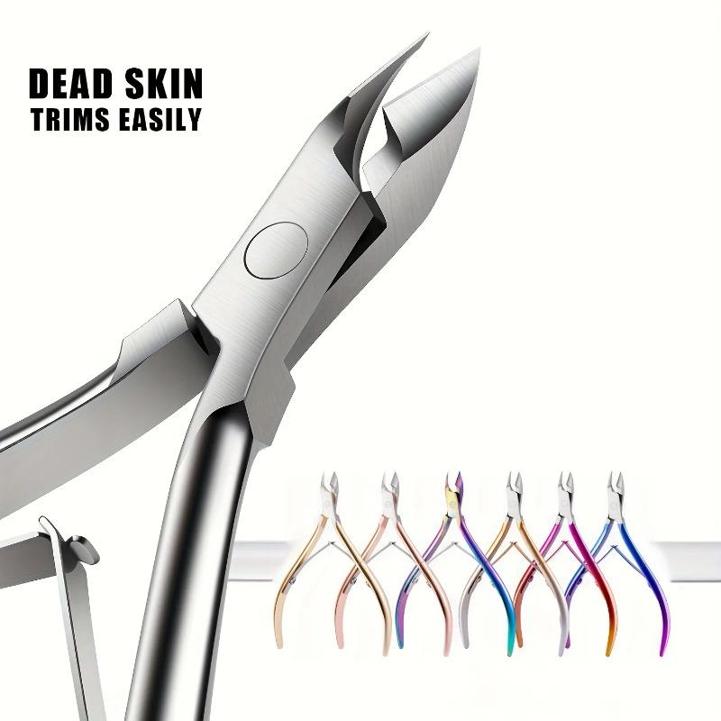 1Piece Cuticle Nipper, Premium Stainless Steel Cuticle Trimmer for Manicure & Pedicure At Home/Spa/Salon