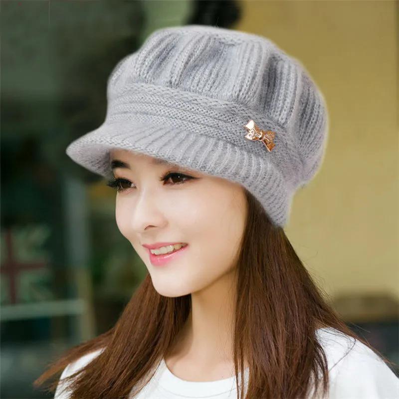 

WTEMPO Большие размеры, универсальные, повседневные, мягкие, шерстяные шапки, женские, утепленные, ветрозащитные, осенне-зимние, теплые, вязаные шапки One Size серый