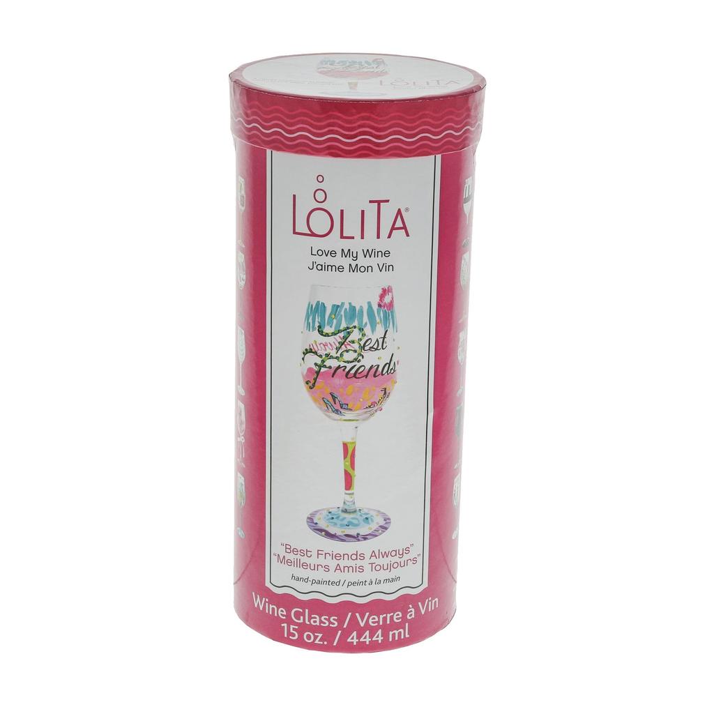 Lolita Wine Glass "BEST FRIENDS ALWAYS" 4053096