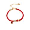 Chinese Zodiac Snake Red String Bracelet: Festive, Romantic, Ethnic Style Hand Ornament