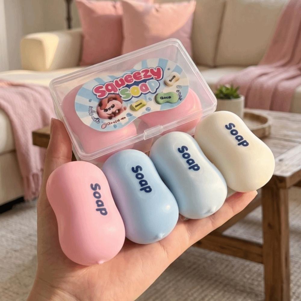 Sensory Fidget Soap Ball Squishy Wax Coating Crunchy Fidget Toy  Children Gifts