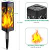 TomCare Flickering Flames Pathway Lights Solar Powered Decorative Garden Waterproof Torch Outdoor Landscape Lighting for Yard Patio