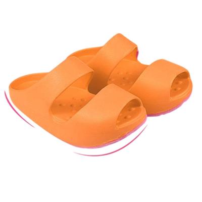 SEVEN EBISU Fitness Slippers/Sandals for Indoor Use, Perfect for Legs, Diet, Exercise, Core Strength, and Balance (Orange)