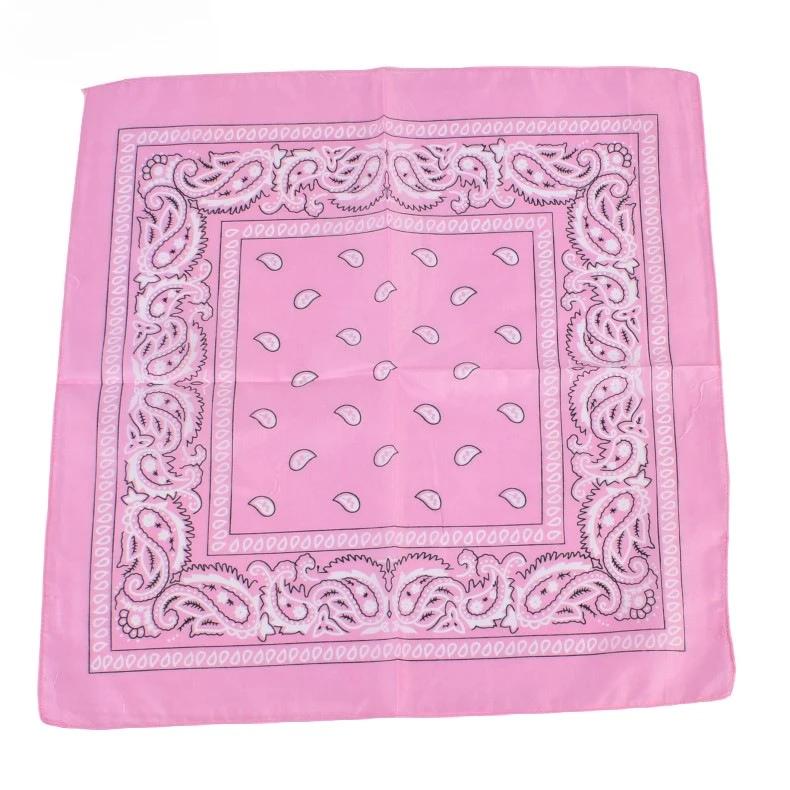53cm*53cm Nisex Men Women Bandana Hairband Cowboy Mens Biker Sports Headwear Wrist Hairwrap Single Sided Head Wrap Scarf Paisley