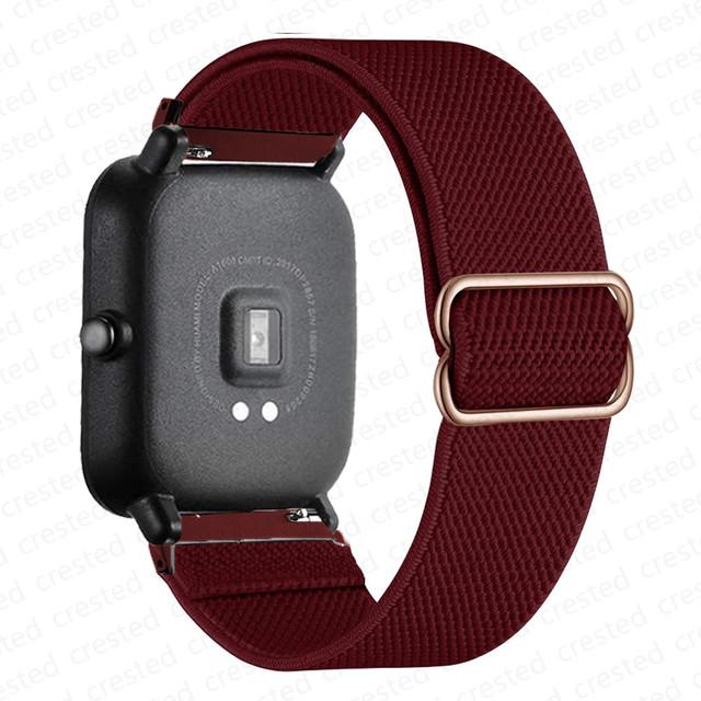 Nylon Band For Amazfit GTS 4/2/2e/3/GTS2 Mini/GTR/4/3/Pro/GTR2/stratos Bracelet Correa Amazfit Bip 6 5 3 20mm/22mm Watch Straps