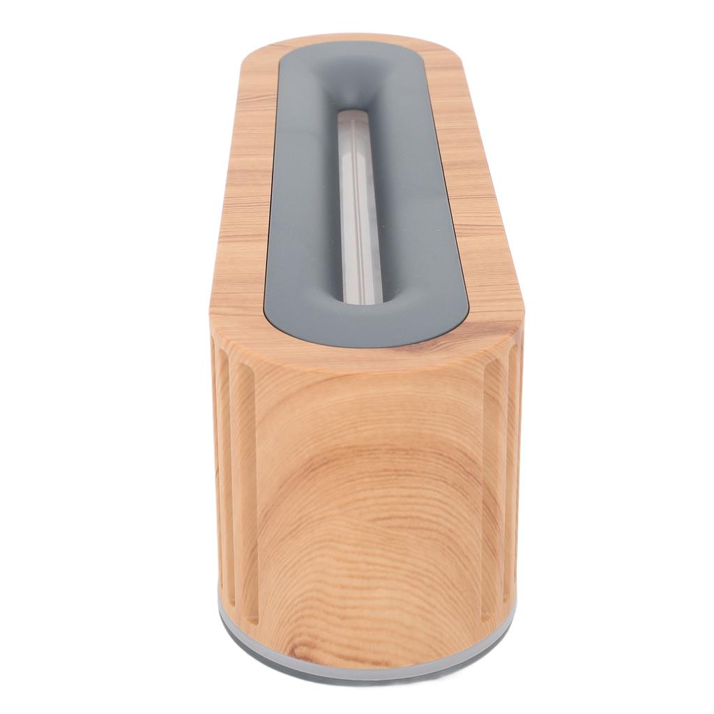 Flame Diffuser 200ml Light Wood Grain 7 Colors Ambient Light Ultra Sound Technology Super Silent
