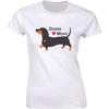 Dachshund Mom Doxie Wiener Dog Mama Pet Puppy Rescue Gift Women's T-Shirt