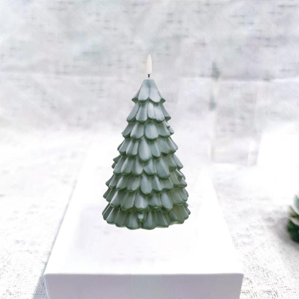 Glowing Christmas Tree Night Light LED Bedside Sleeping Light Cute Christmas Tree Ornament  Party