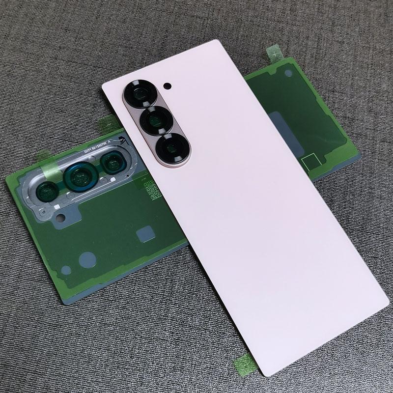 For Samsung Galaxy Z Fold 6 Fold6 5G Back Battery Cover Glass Door Rear Housing Cover Replacement With Camera Lens z fold6 F956B