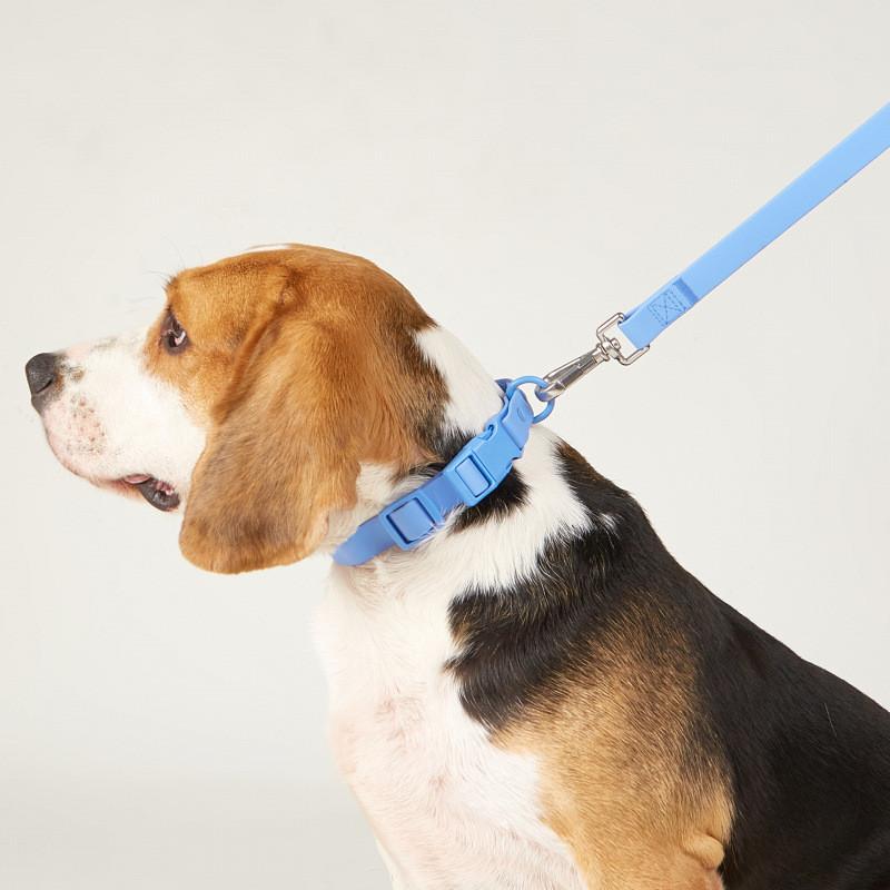 PVC Dog Collar Waterproof Dirt Resistant Easy To Clean Pet Collar Adjustable Neck Collar Pet Dogs Collars