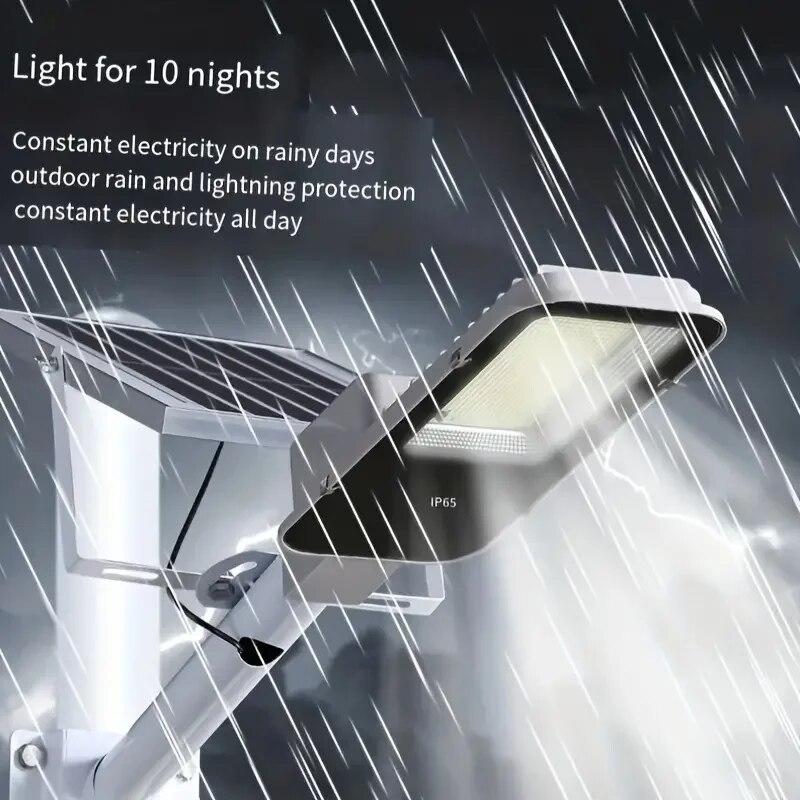 357LED Powerful Outdoor Solar Street Light 6500K IP65 Waterproof 4000/3000mah Street Light For Garage Garden Wall Lamp
