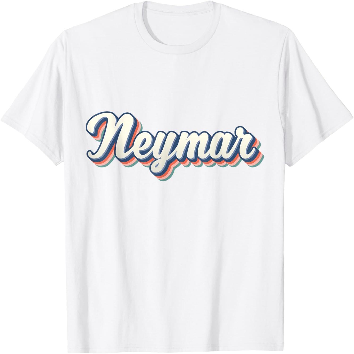 Neymar Youth Vintage Men First Name Neymar T-Shirt S разноцветный
