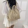 Damen Casual Einzelschultertasche Große Kapazität Nyl Rucksack Damen Daunenbaumwolle Winter Tragetasche Tragbare Make-up Handtasche