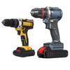 Compact Brushless Electric Drill - Rechargeable Lithium Power, Multi-Function Pistol Tool for Household Use