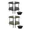 Multifunctional Detachable Table Beach Table Compact Aluminum Alloy Sturdy Camping Table for BBQ Hiking Travel Picnic Backyard