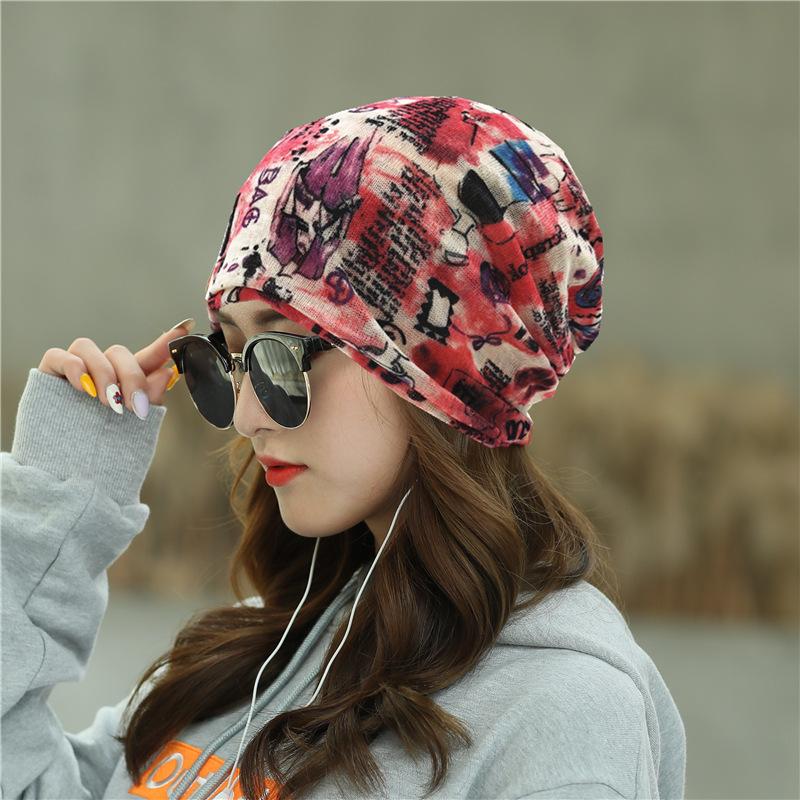 Sombreros de Mujer Primavera y Verano Sección Delgada Gorro Cubrecabeza Transpirable Calvicie Quimioterapia Gorro de Luna Turbante Sombrero para Exterior