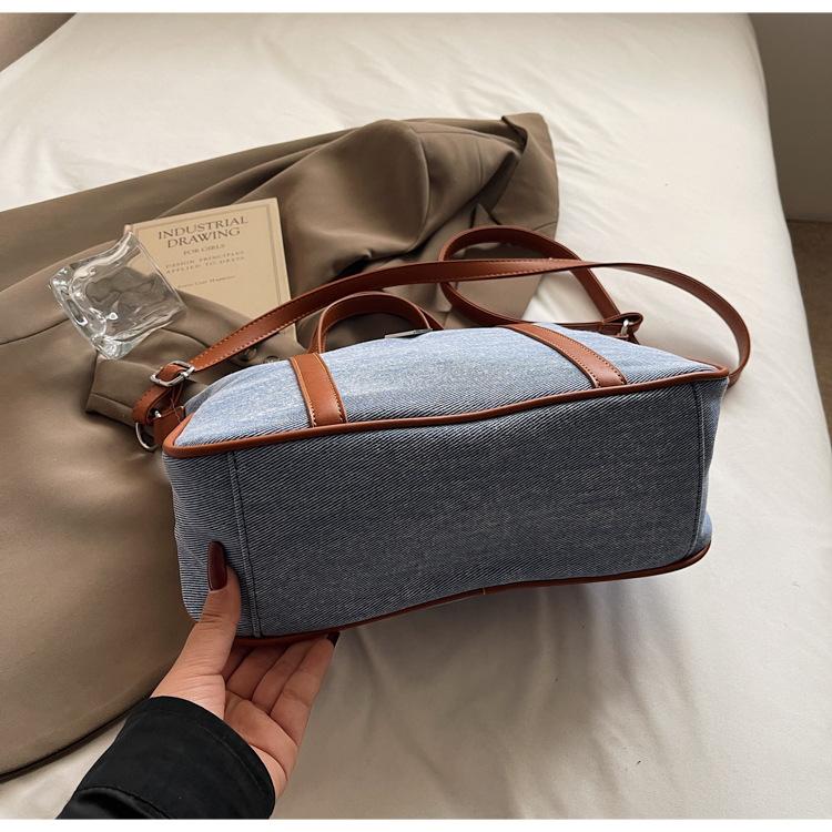 Casual handbag women's summer new simple and popular fashion shoulder bag messenger bag commuter bag