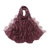 Solid Color Muslim Chiffon Jersey Hijab Soft Scarf Shawls Versatile Women Headscarf  Muslim