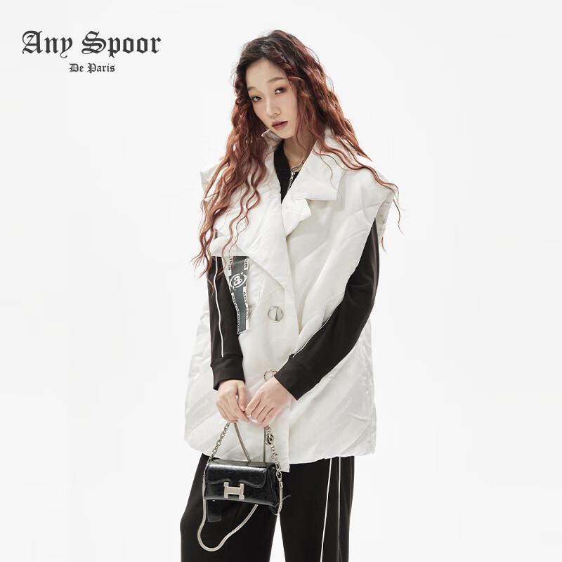 ANY SPOOR Women's Mid-Length Down Vest