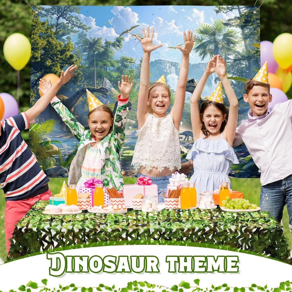 Halloween Trunk Or Treat Car Decorations Kit For SUV - Dinosaur Archway Garage Decor Banners With Party Decoration Sign For Theme Party Supplies