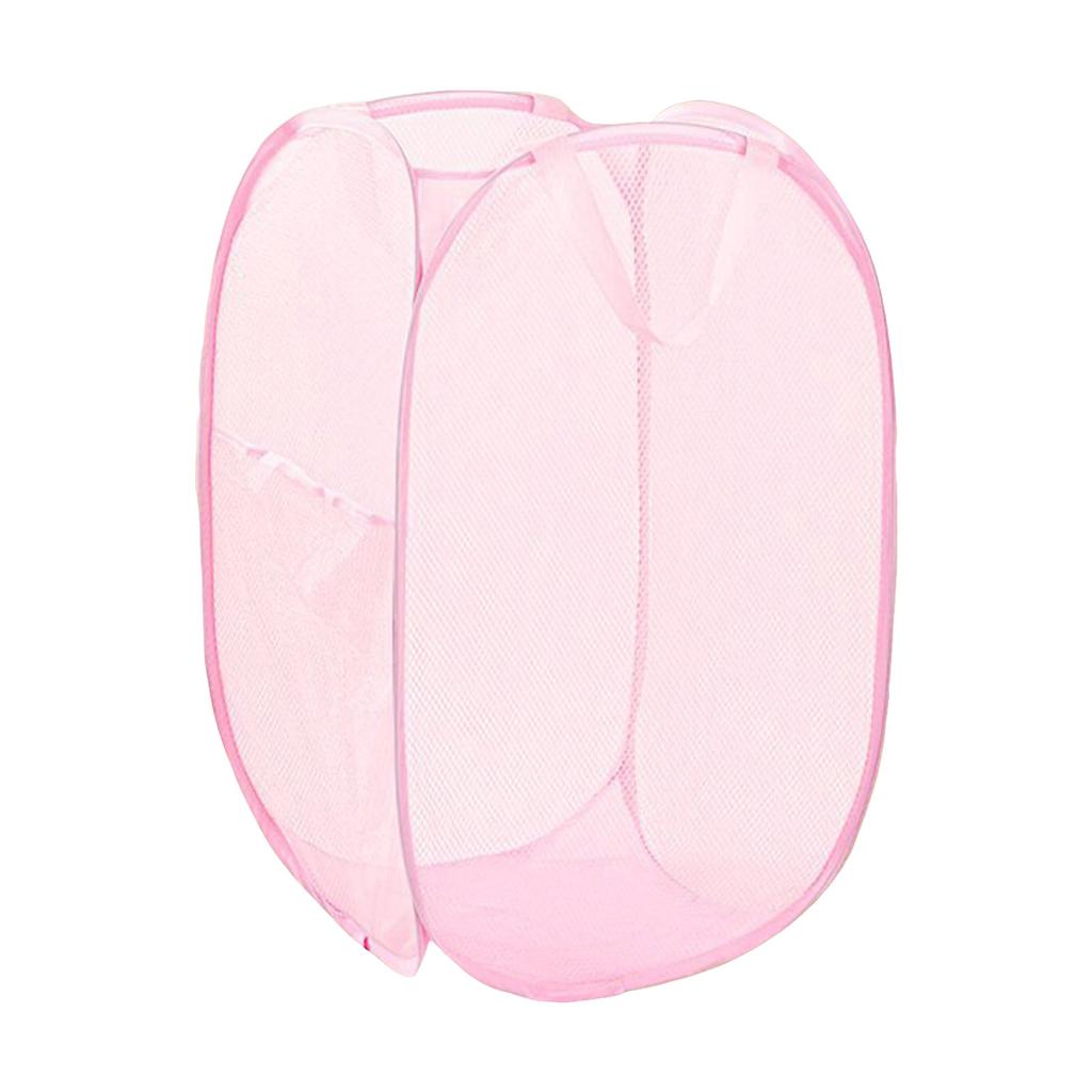 Mesh Up Laundry Hamper Clothes Collapsible Hamper For Laundry Foldable Hamper For Travel Light Bulb Storage Organizer Containers