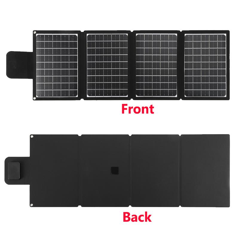 Outdoor Portable Solar Panel Foldable Solar Cells USB Charger Camping Power Bank for Phone Tablets Cameras Mobile Power Supplies