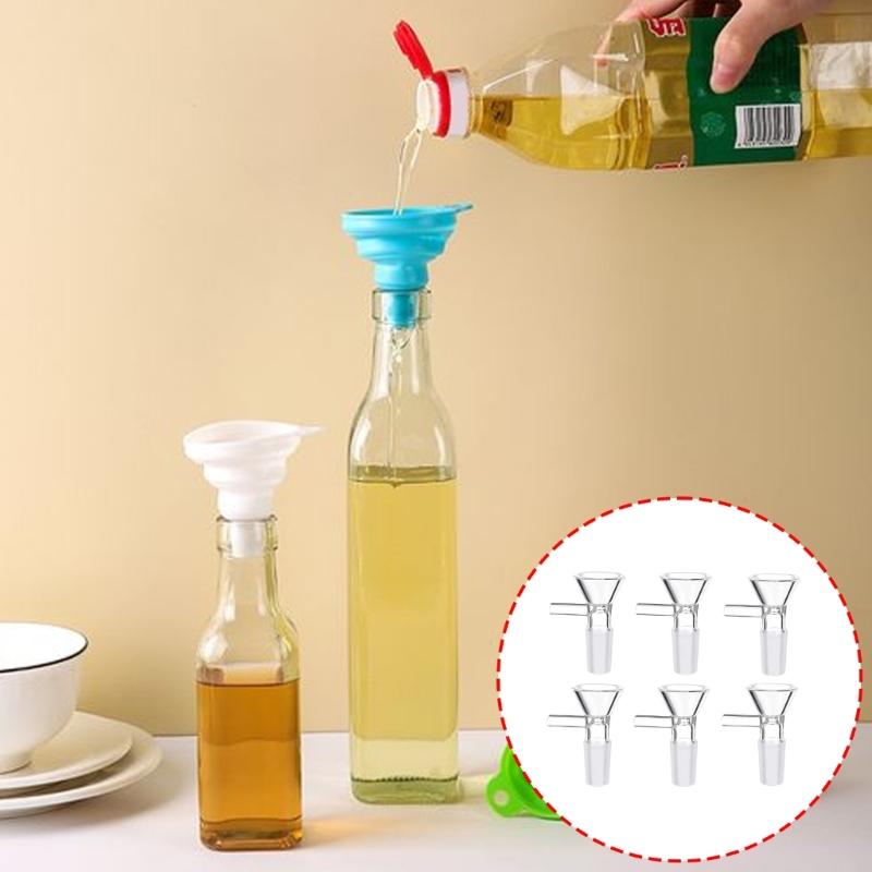 14mm Borosilicate Glass Funnel With Spout Ideal For Chemicals Experiments And Cooking Applications Kitchen Pouring Tool