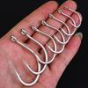 Stainless Steel Jigging Hooks for Large Fish, Sea & Rock Fishing, 5-Pack