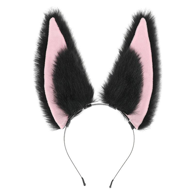 Plush headgear cute dress cosplay Sumitri Nari animal ears. Hair headband handmade decorative hair accessories