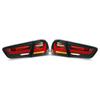 Full LED Dynamic Tail Lights Smoke Lens With Welcome Light Replacement for Mitsubishi Lancer Evo X 2008‑2017