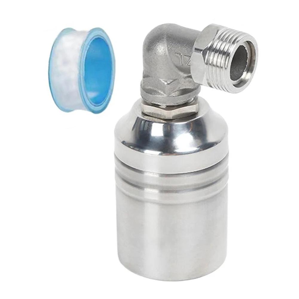 Stainless Steel Float Ball Valve Automatic Water Level Control Valve For Water Tanks Swimming Pools And Solar Systems 1/4 1 2/3