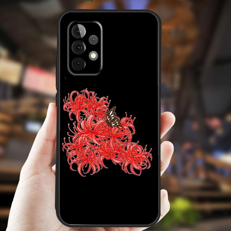 Lycoris radiata Case For Samsung Galaxy A26 A54 A14 A36 A16 A33 A56 A15 A55 A53 A35 A22 A32 A52 A34 A05 A06